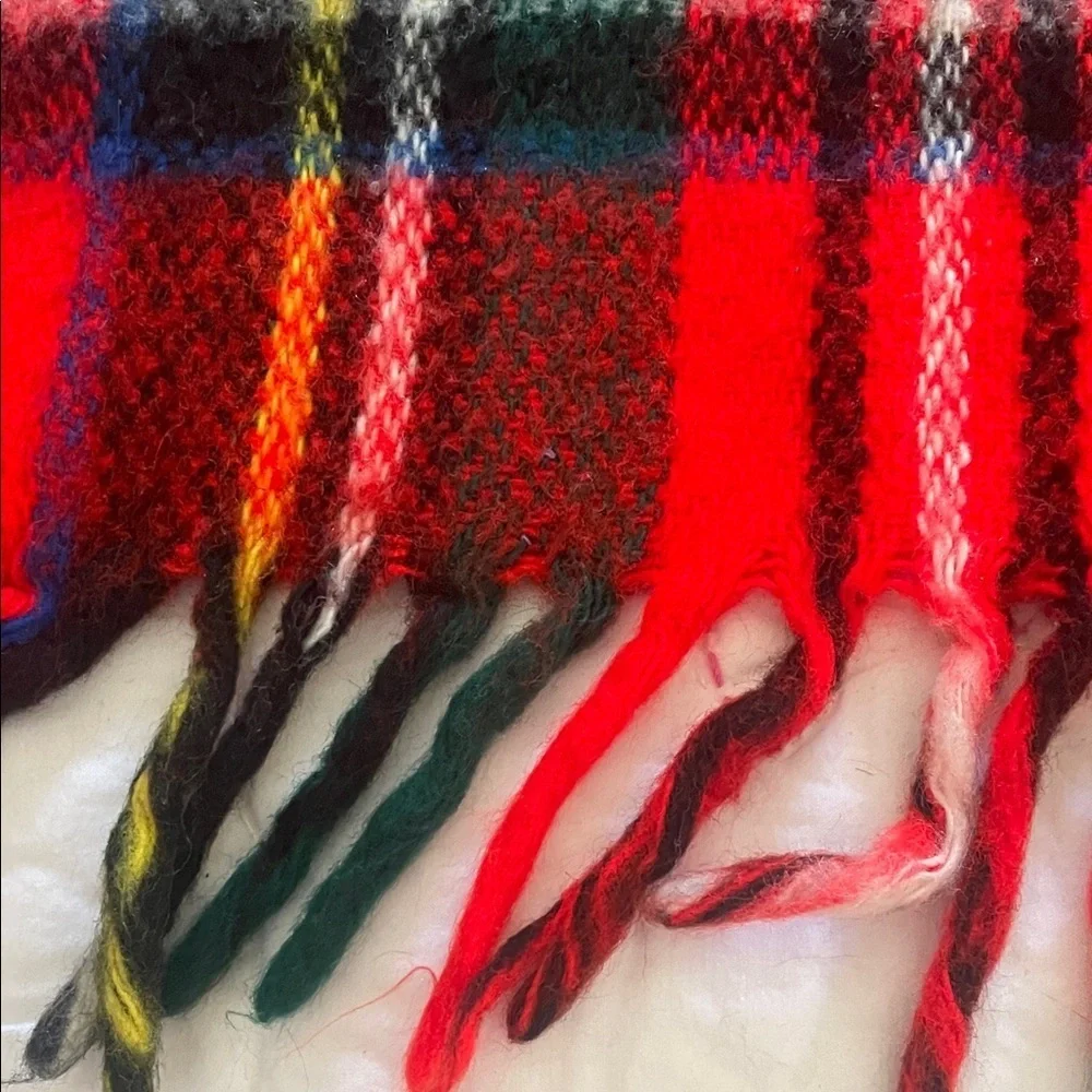 Cozy Red Tartan Blanket